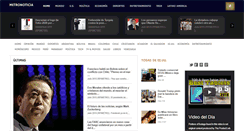 Desktop Screenshot of metronoticia.com
