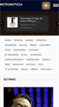 Mobile Screenshot of metronoticia.com