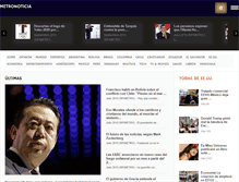 Tablet Screenshot of metronoticia.com